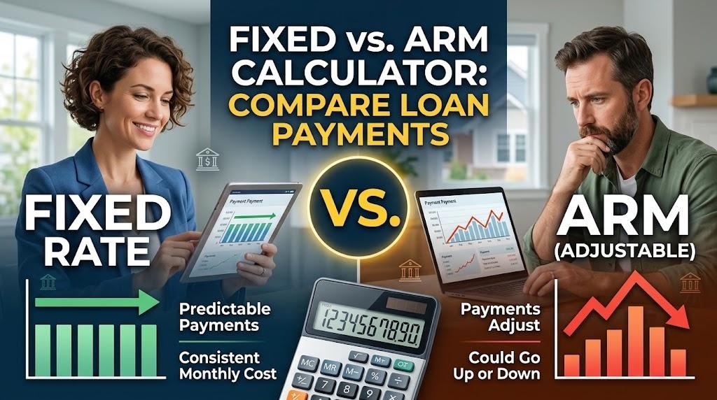 Fixed vs. ARM Calculator: Compare Loan Payments