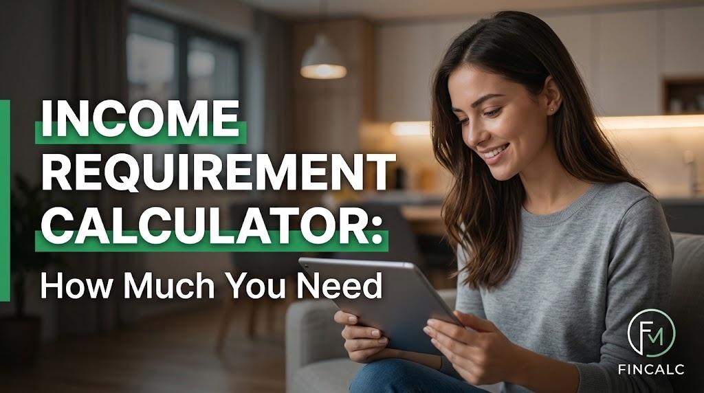 Income Requirement Calculator: How Much You Need
