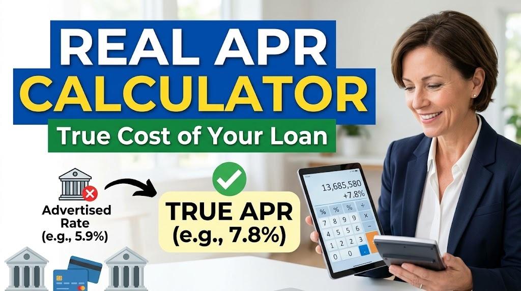 Real APR calculator showing the true cost of your loan